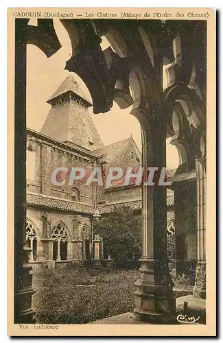 Ansichtskarte AK Cadouin Dordogne Les Cloitres Abbaye de l'Orde des Citeaux