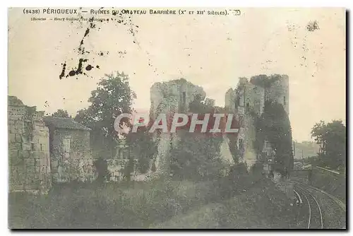 Cartes postales Perigueux Ruines du Chateau Barriere