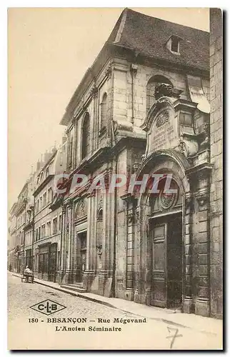 Cartes postales Besancon Rue Megevand l'Ancien Seminaire