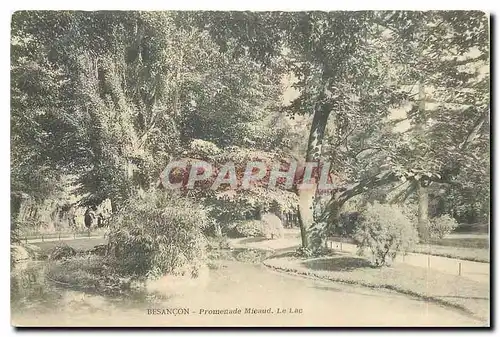 Cartes postales Besancon Promenade Micaud Le Lac
