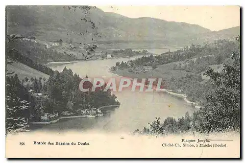 Cartes postales Entree des Bassins du Doubs