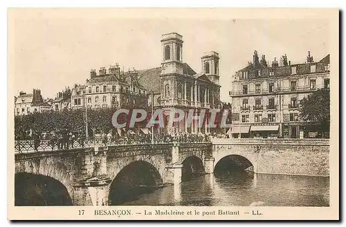 Cartes postales Besancon La Madeleine et le pont Battant