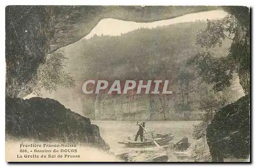 Cartes postales Frontiere Franco Suisse Bassins du Doubs La Grotte du Roi de Prusse