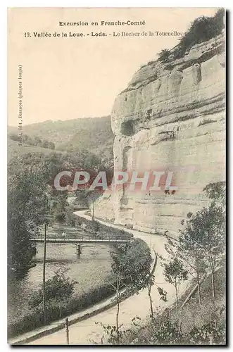 Cartes postales Vallee de la Loue Lods Le Rocher de la Tournelle