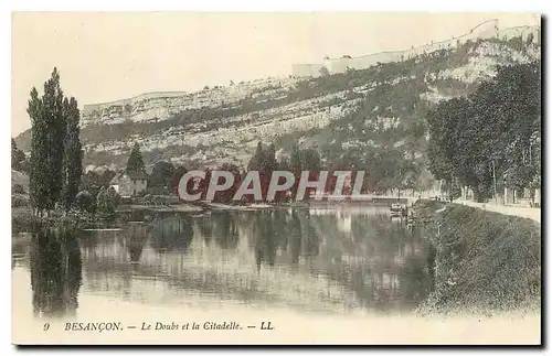 Cartes postales Besancon Le Doubs et la Citadelle
