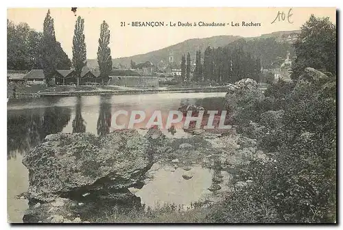 Ansichtskarte AK Besancon Le Doubs a Chaudanne Les Rochers