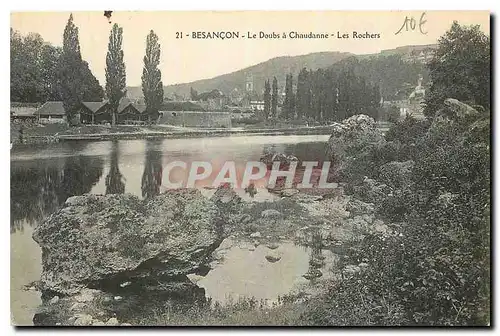 Cartes postales Besancon Le Doubs a Chaudanne Les Rochers