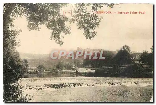 Cartes postales Besancon Barrage Saint Paul