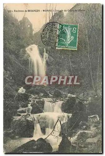 Cartes postales Environs de Besancon Morre Cascade du Creux d l'Enfer