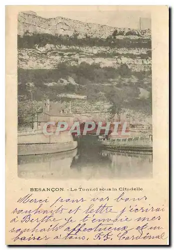 Cartes postales Besancon Le Tunnel sous la Citadelle