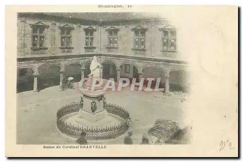 Cartes postales Besancon Statue du Cardinal Granvelle