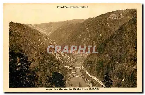 Cartes postales Les Gorges du Doubs a la Rasse