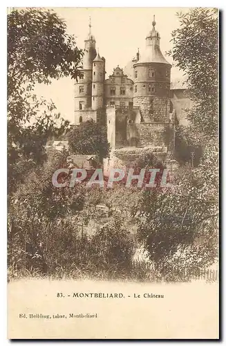 Cartes postales Montbeliard Le Chateau