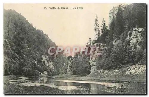 Ansichtskarte AK Vallee du Doubs Un Defile