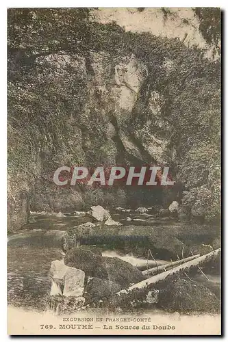 Ansichtskarte AK Mouthe La Source du Doubs