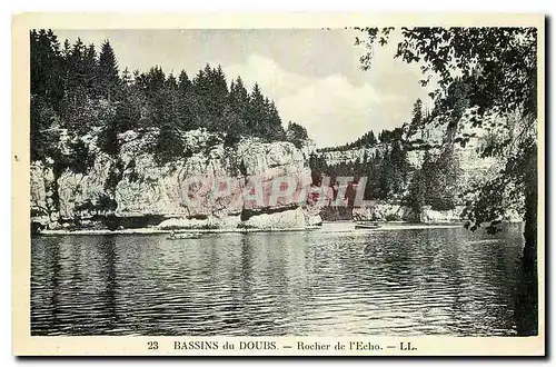 Cartes postales Bassins du Doubs Rocher de l'Echo