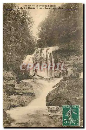 Cartes postales La Grace Dieu Les Cascades