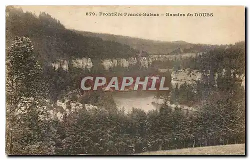 Cartes postales Frontiere Franco Suisse Bassins du Doubs