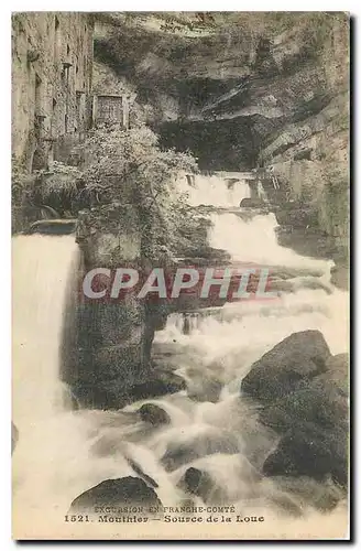 Cartes postales Mouthier Source de la Loue