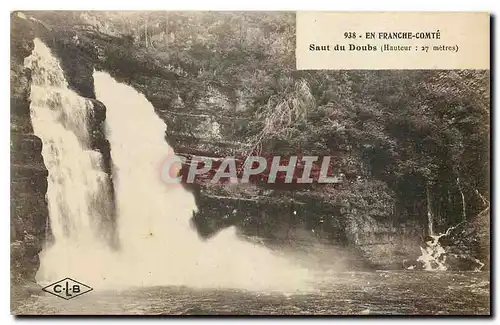 Ansichtskarte AK En Franche Comte Saut du Doubs Hauteur