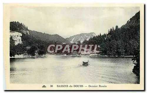 Cartes postales Bassins du Doubs Dernier Bassin