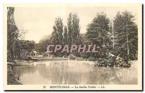 Cartes postales Montelimar Le Jardin Public