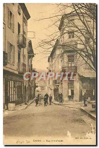 Cartes postales Loriol Rue Marchande