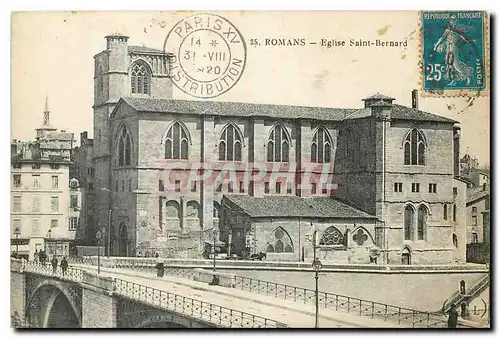 Cartes postales Romans Eglise Saint Bernard