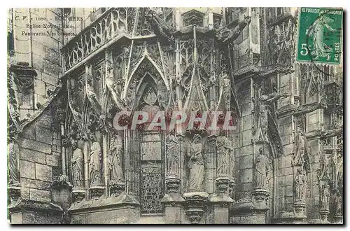 Cartes postales Eglise Notre Dame Panorama Louviers