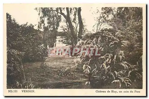Cartes postales Vernon Chateau de Bizy un coin du Parc