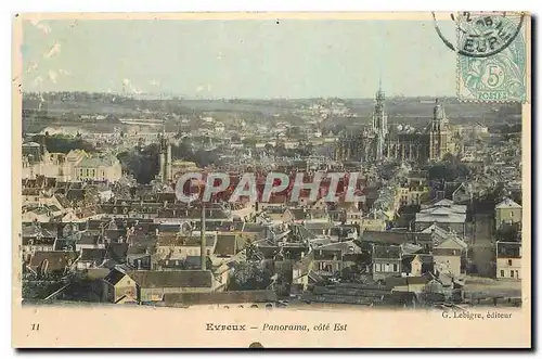 Cartes postales Evreux Panorama cote Est