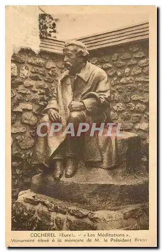 Cartes postales Cocherel Eure Les Meditations Presindent Briant