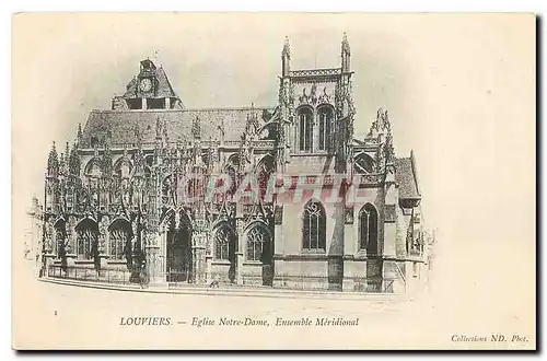 Cartes postales Louviers Eglise Notre Dame Ensemble Meridional