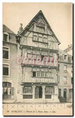 Cartes postales Morlaix Maison de la Reine Anne