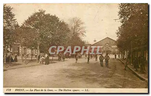 Cartes postales Brest La Place de la gare