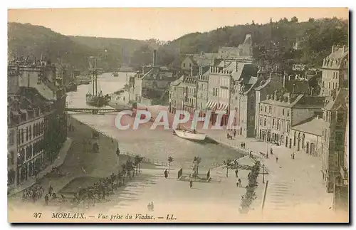 Cartes postales Morlaix Vue prise du Viaduc