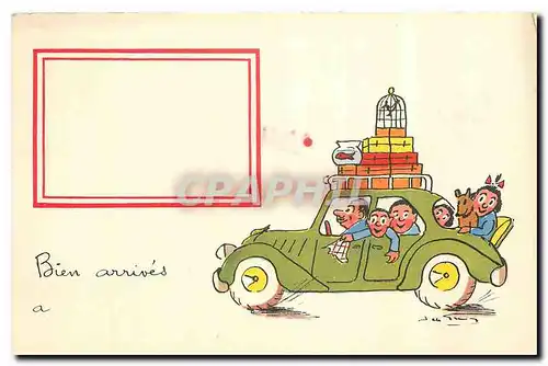 Cartes postales Automobile Humour