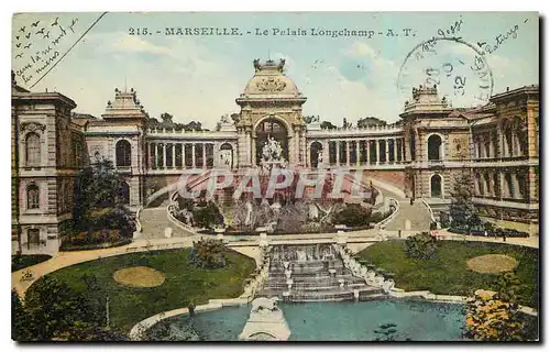 Ansichtskarte AK Marseille Le Palais Longechamp