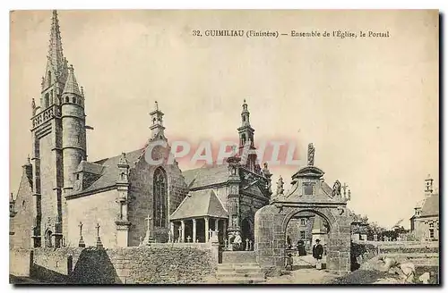 Cartes postales Guimiliau Finistere Ensemble de l'Eglise le Portail