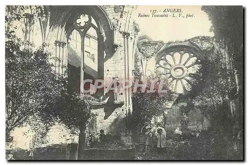 Cartes postales Angers Ruines Toussaint