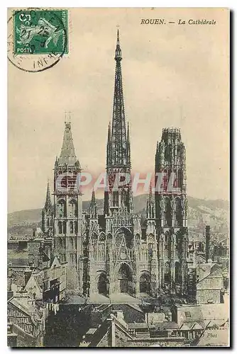 Cartes postales Rouen La Cathedrale