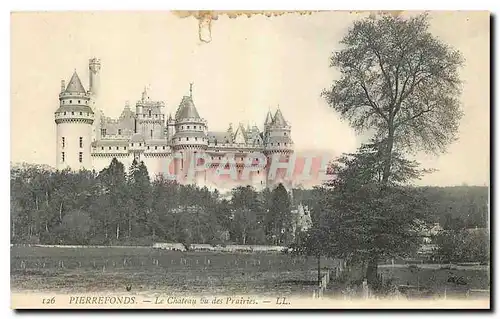 Cartes postales Pierrefonds Le Chateau vu des Praries