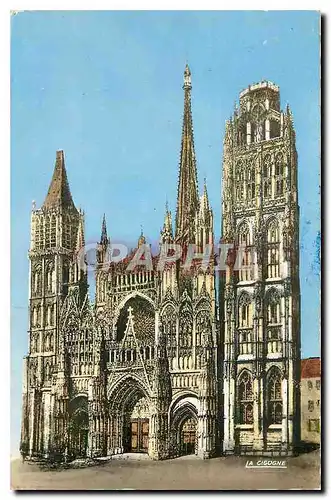 Ansichtskarte AK Rouen Seine Maritime La Cathedrale