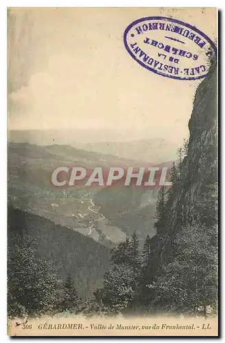Cartes postales Gerardmer Vallee de Munster vue du Frankental