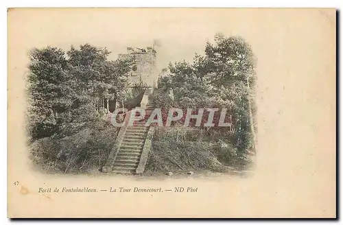 Cartes postales Foret de Fontainebleau La Tour Denecourt