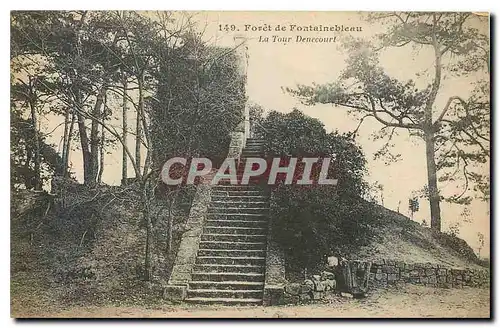 Ansichtskarte AK Foret de Fontainebleau La Tour Denecourt