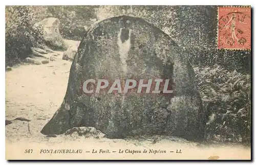 Ansichtskarte AK Fontainebleau La Foret Le Chapeau de Napoleon