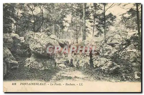 Cartes postales Fontainebleau La Foret La Mare de Franchard