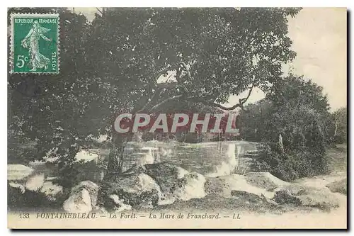 Cartes postales Fontainebleau La Foret La Mare de Franchard