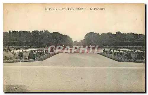 Ansichtskarte AK Palais de Fontainebleau Le Parterre